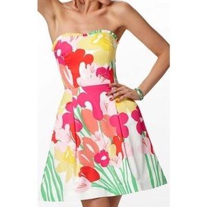Lilly Pulitzer White Lavish Blossom Resort Dress